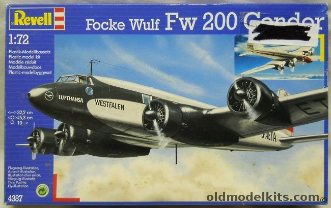 Revell 1/72 Focke Wulf FW-200 C-5/C-8 Condor, 4387 plastic model kit